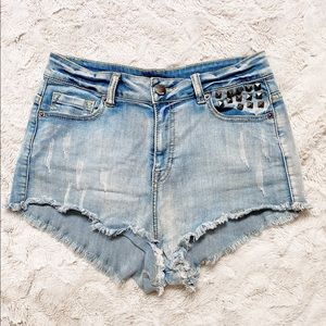 Mindcode Jean Shorts: Sz M - EUC